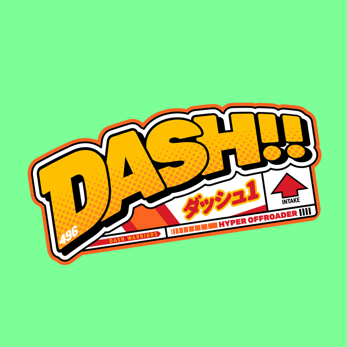 Dash sticker