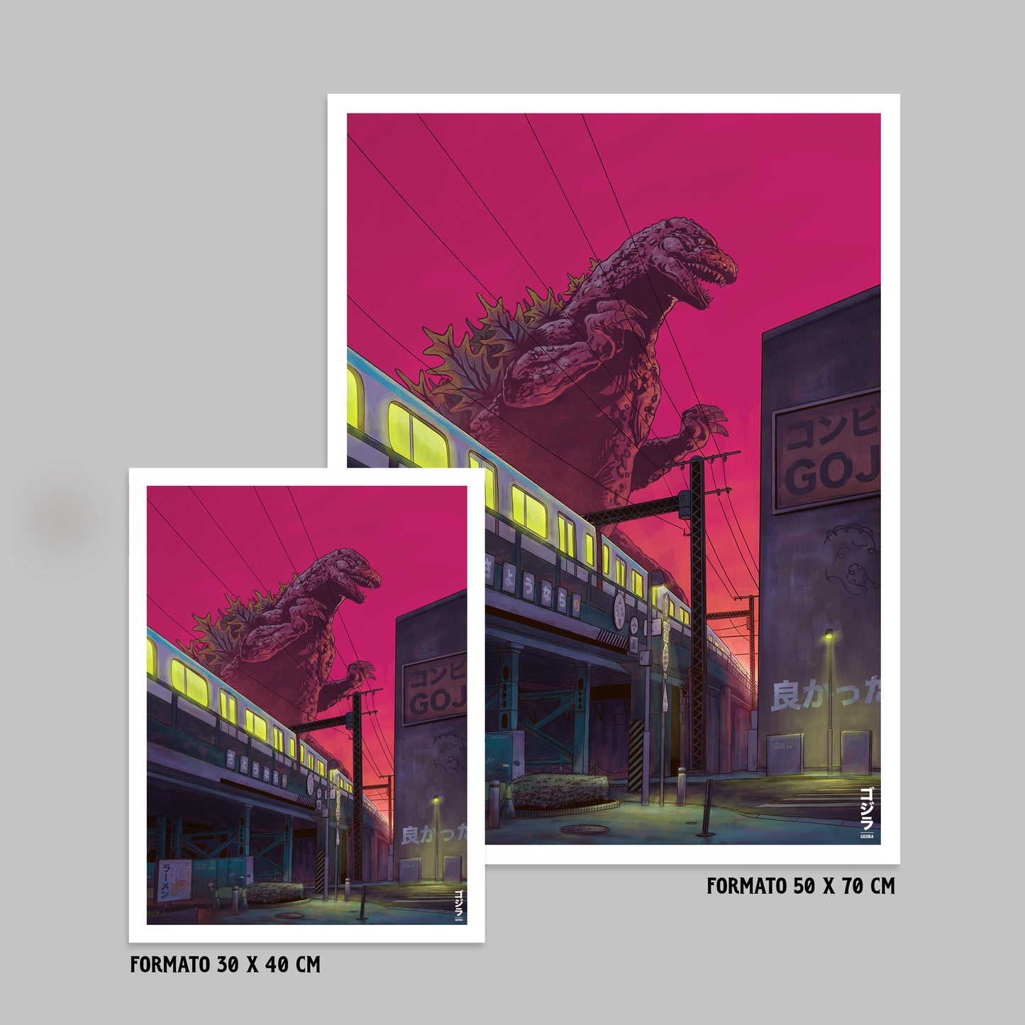 "Gojira" poster & stickers