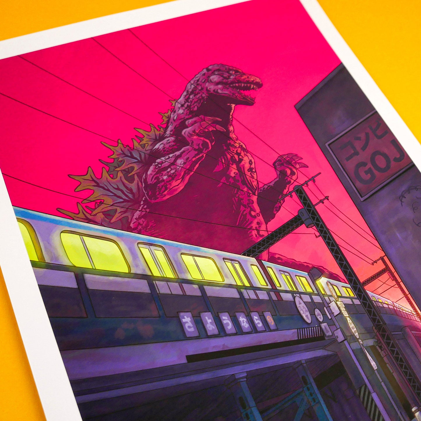 "Gojira" poster & stickers