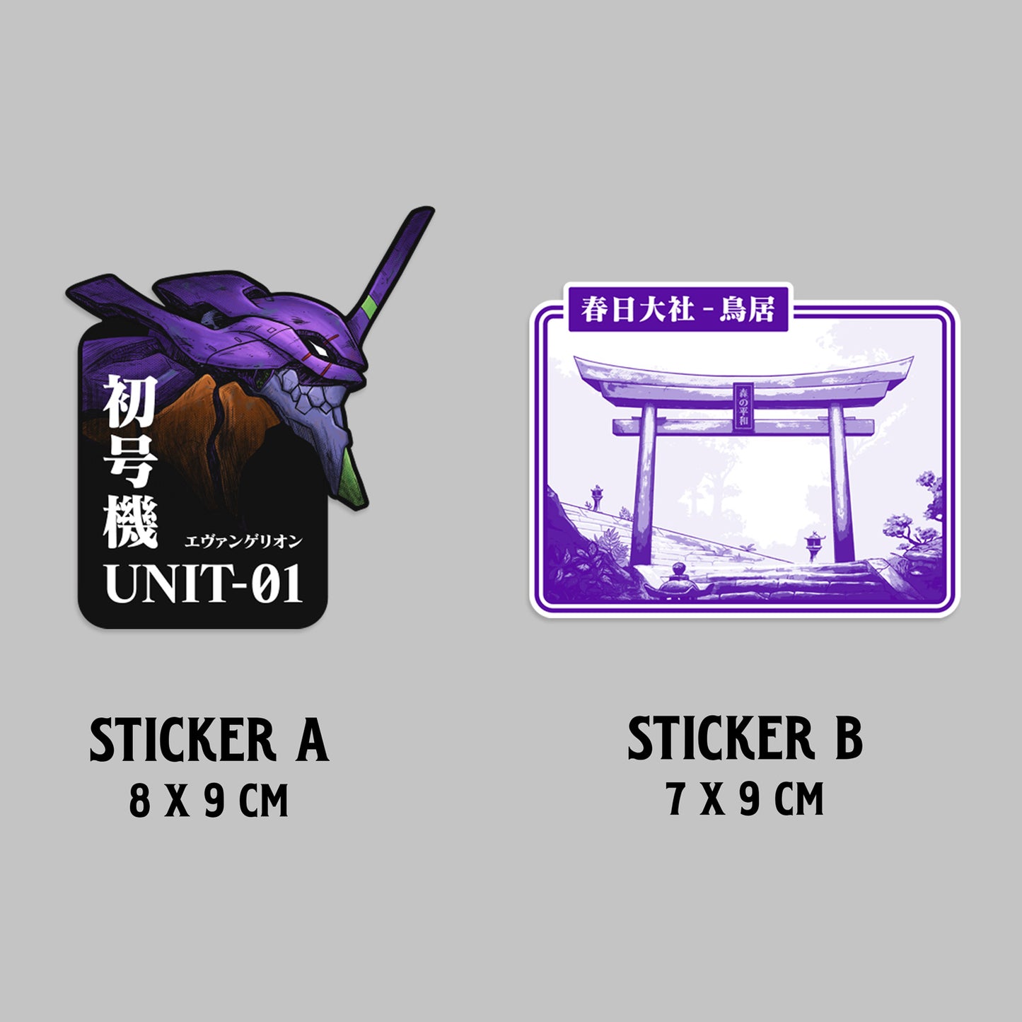 "Unit-01" poster & stickers