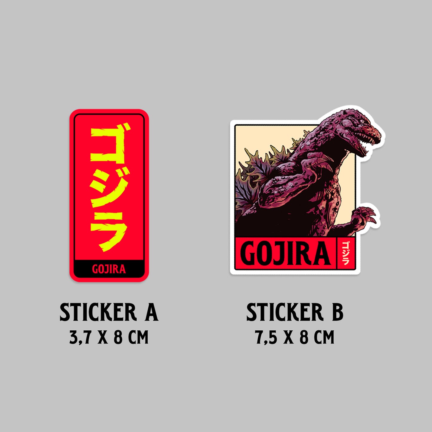 "Gojira" poster & stickers