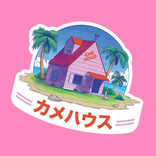Kame House sticker