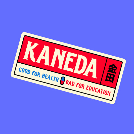 Kaneda name sticker