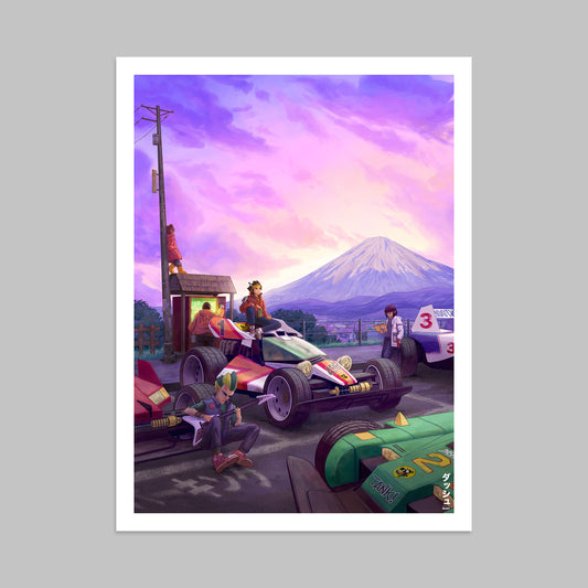 "Dash" poster & stickers