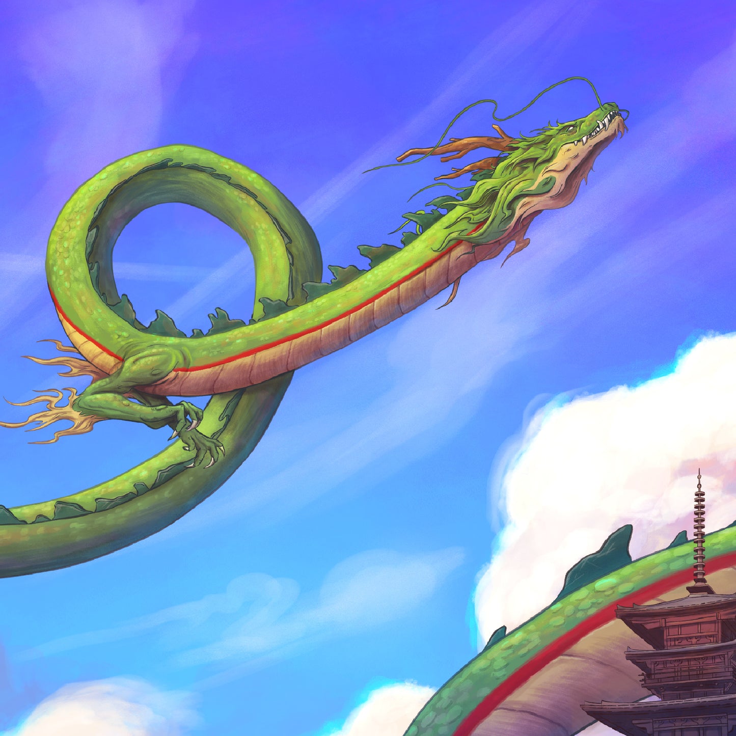 "Dragon" poster & stickers