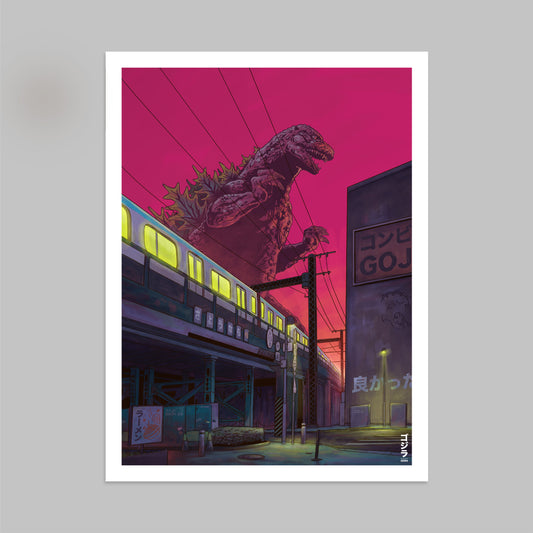 "Gojira" poster & stickers