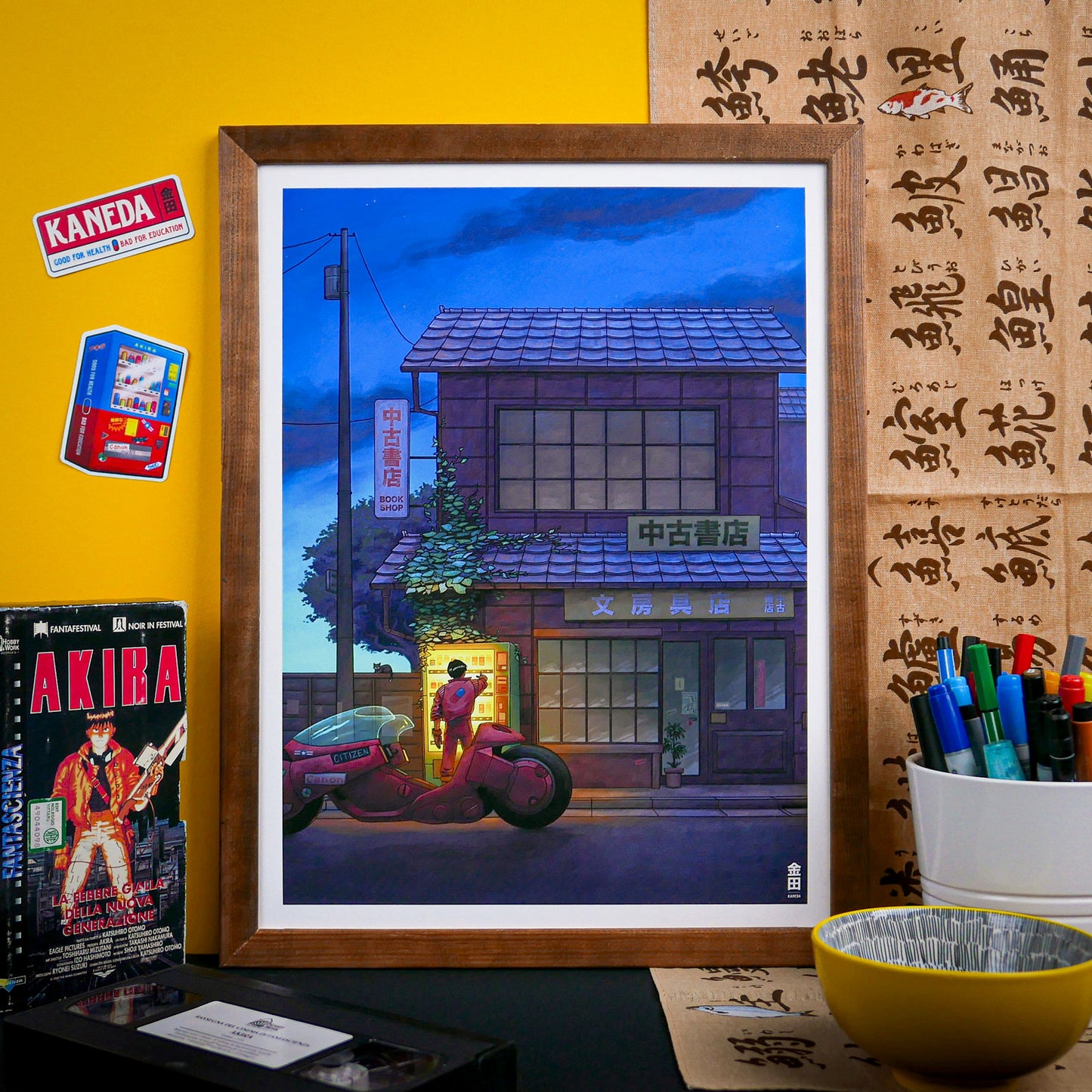 "Kaneda" poster & stickers
