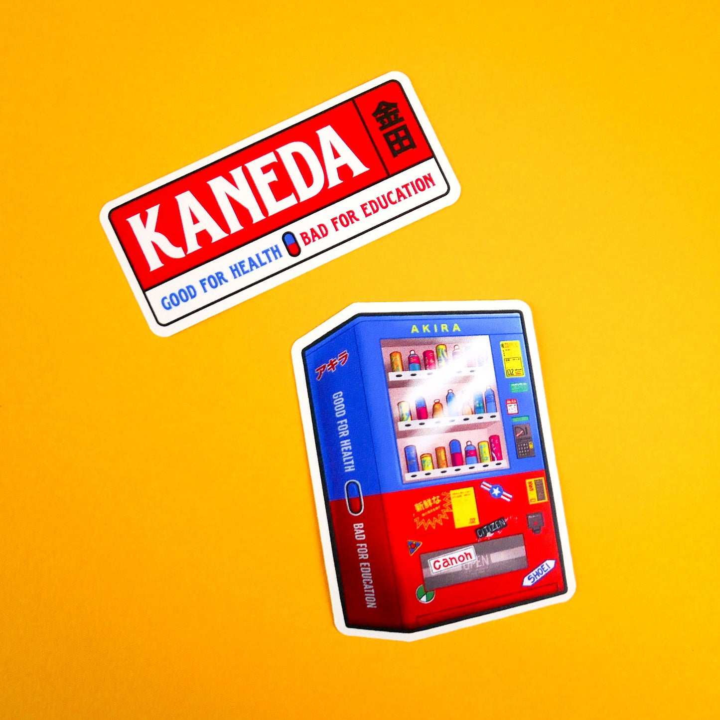 "Kaneda" poster & stickers