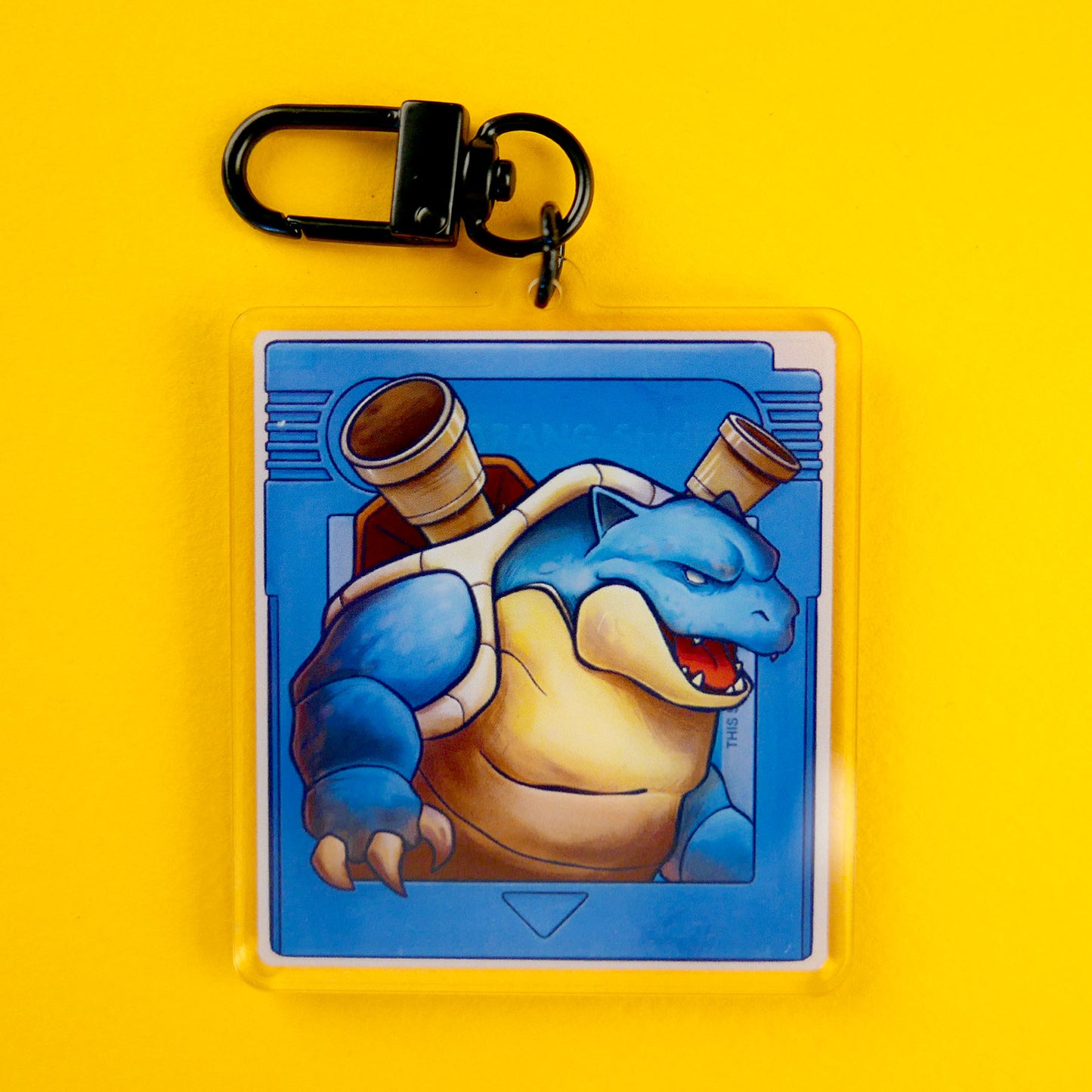 "Red & Blue" Keychain & Sticker