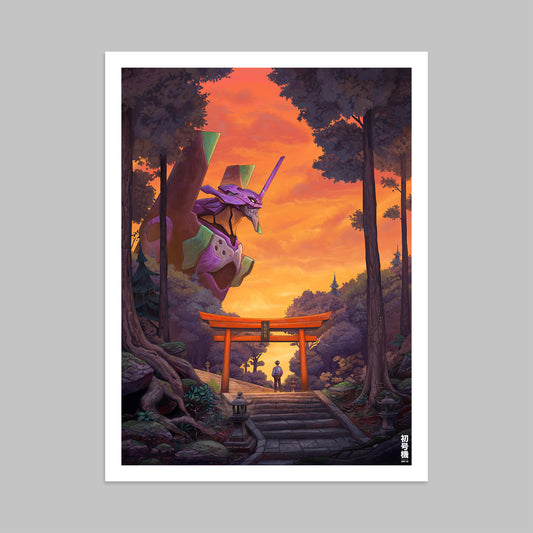 "Unit-01" poster & stickers